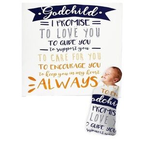 Godchild Muslin Baby Swaddle Blanket